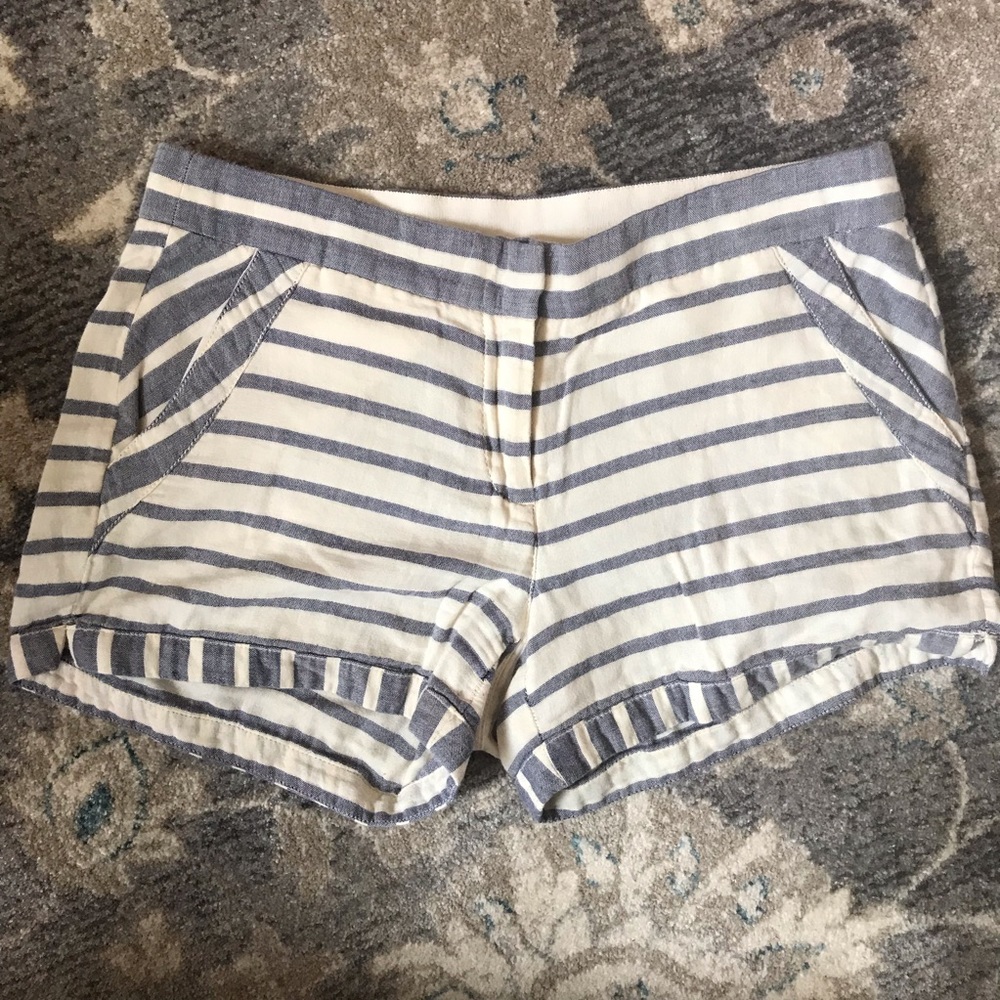 Striped comfy j crew shorts